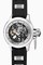 Invicta Russion Diver Black Skeleton Dial Black Polyurethane Men's Watch 17263