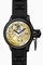 Invicta Russion Diver Gold Skeleton Dial Black Polyurethane Men's Watch 17279