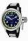 Invicta Russsian Diver Blue Dial Black Polyurethane Men's Watch 1434