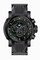 Invicta S1 Rally Chronograph Black Carbon Fiber Dial Black Ion-plated and Black Polyurethane Men's Watch 19325