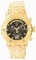 Invicta Subaqua Chronograph Black Dial Gold Ion-plated Stainless Steel Men's Watch 14468