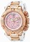 Invicta Subaqua Chronograph Pink Mother of Pearl Dial White Silicone Ladies Watch 17240