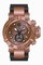 Invicta Subaqua Chronograph Rose Dial Black Polyurethane Men's Watch 15806