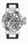 Invicta Subaqua Multi-Function Silver Dial Black Polyurethane Men's Watch 17113