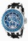 Invicta Subaqua Reserve Chronograph Blue Dial Black Polyurethane Men's Watch 18549