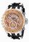 Invicta Subaqua Reserve Chronograph Rose Dial Black Polyurethane Men's Watch 18550