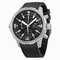 IWC Aquatimer Chronograph Black Dial Black Rubber Men's Watch IW376803