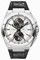 Iwc Big Ingenieur Rhodium Dial Chronograph Black Leather Men's Watch IW378403