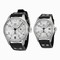 IWC Big Pilot Rhodium Dial Leather Strap Father and Son Men's Watch Set IW500906 IW325519