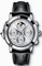 IWC Grande Complication Silver Dial Chronograph Black Leather Strap Automatic Men's Watch IW377013