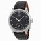 IWC Portuguese Hand Wound Eight Days Black Leather Men's Watch IW510202