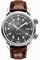 IWC Vintage Aquatimer Slate Grey Dial 18kt White Gold Brown Leather Men's Watch IW323104