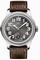 IWC Vintage Pilot Grey Dial 18kt White Gold Brown Leather Men's Watch IW325404