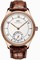 IWC Vintage Portuguese Silver Dial 18kt Rose Gold Brown Leather Men's Watch IW544503