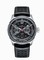 Jaeger LeCoultre AMVOX2 Transponder Black Dial Black Leather Men's Watch Q192T480