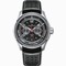 Jaeger LeCoultre AMVOX2 Transponder Black Dial Black Leather Men's Watch Q192T48A