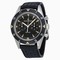 Jaeger LeCoultre Deep Sea Master Compressor Black Dial Black Leather Men's Watch Q207857J