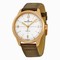 Jaeger LeCoultre Geophysic White Dial 18kt Rose Gold Men's Watch Q8002520