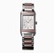 Jaeger LeCoultre Grande Reverso Silver Dial Steel And 18kt Rose Gold Ladies Watch Q3204120