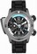 Jaeger LeCoultre Master Compressor Diving Pro Geographic Black Dial Rubber Men's Watch Q185T770