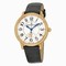 Jaeger LeCoultre Rendez-Vous Silver Dial 18kt Rose Gold Diamond Black Leather Ladies Watch Q3442520