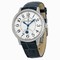 Jaeger LeCoultre Rendez-Vous Silver Dial Diamond Bezel Blue Leather Ladies Watch Q3448420
