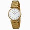 Longines La Grande Classique White Dial Yellow Gold Plated Unisex Watch L4.709.2.11.8
