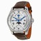Longines Master Collection Automatic Multi-Function Silver Dial Brown Leather Men's Watch L27394713