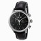 Maurice Lacroix Les Classiques Black Dial Chronograph Black Leather Men's Watch LC1008-SS001-330