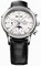 Maurice Lacroix Les Classiques Phase de Lune Automatic Chronograph Silver Dial Black Leather Men's Watch LC6078-SS001-13E
