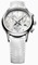 Maurice Lacroix Les Classiques Phase de Lune Chrono Mother Of Pearl Dial White Leather Strap Ladies Quartz Watch LC1087-SS001-160