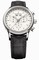 Maurice Lacroix Les Classiques Silver Dial Chronograph Black Leather Men's Watch LC1008-SS001-130
