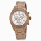 Michele Jetway Diamond Rose Gold-plated Chronograph Ladies Watch MWW17A000012