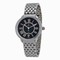 Michele Serein 16 Black Diamond Dial Stainless Steel Ladies Watch MWW21B000026