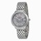 Michele Serein 16 Grey Mother of Pearl Diamond Dial Stainless Steel Ladies Watch MWW21B000040