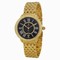 Michele Serein Black Pearl Dial Gold-plated Diamond Ladies Watch MWW21B000051