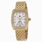Michele Urban Mini Silver and White Diamond Dial Gold-Plated Stainless Steel Bracelet Ladies Watch MWW02A000565