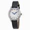 Montblanc Boheme Silver Dial Black Leather Ladies Watch 111206