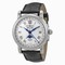 Montblanc Star Automatic White Dial Black Leather Men's Watch 110703