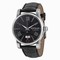 Montblanc Star Black Dial and Black Leather Strap Automatic Men's Watch 102341
