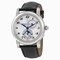 Montblanc Star Twin Moonphase Automatic Silver Dial Black Leather Men's Watch 110642