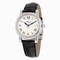 Montblanc Star White Dial Black Leather Men's Watch 113644
