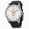 Montblanc Timewalker Automatic White Dial Black Leather Men's Watch 110579