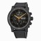 Montblanc Timewalker Chronograph Black and Grey Dial Black Leather Men's Watch 111684