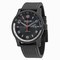 Montblanc Timewalker Urban Automatic Black Dial Black Leather Men's Watch 113876
