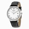 Montblanc Tradition White Dial Black Leather Automatic Men's Watch 112611