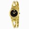 Movado Amorosa Black Museum with Concave Dot Dial Ladies Watch 0606946