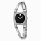 Movado Amorosa Stainless Steel Black Dial Ladies Watch 0606394
