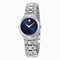 Movado Blue Dial Stainless Steel Ladies Watch 0606370
