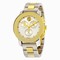 Movado Bold Chronograph Silver Sunray Dial Two- tone Unisex Watch 3600357